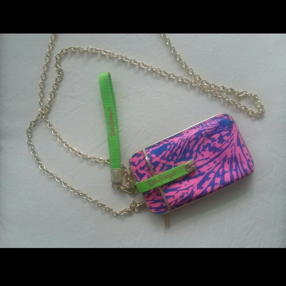 Lilly Pulitzer Crossbody Bag Sapphire Blue Gold